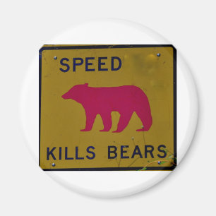 Aimant ours de mises à mort de vitesse