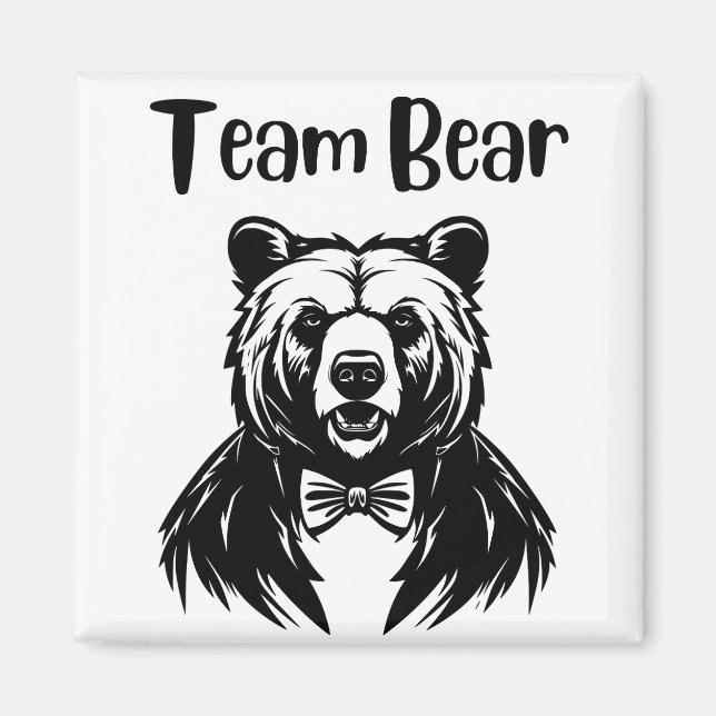 Aimant Ours d'équipe (Devant)