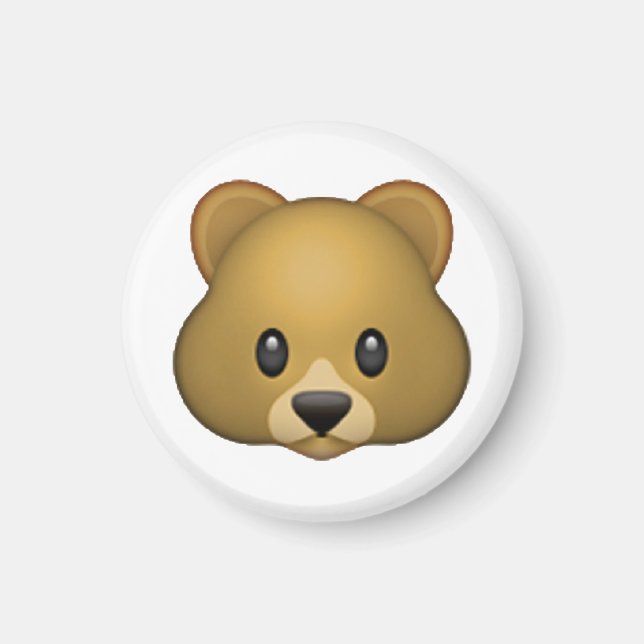 Aimant Ours - Emoji (Devant)