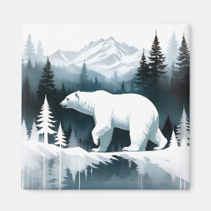 Aimant Ours Faune Animal Nature Environnement Forêt Art