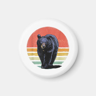 Aimant Ours noir Vintage