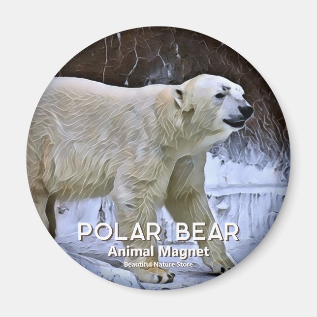 Aimant Ours polaire (Devant)