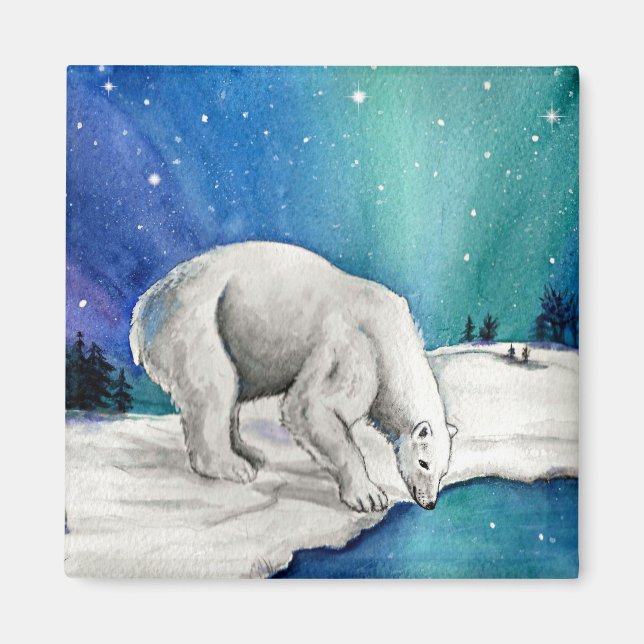 Aimant Ours polaire auroral (Devant)