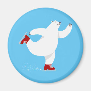 Aimant Ours polaire sur glace
