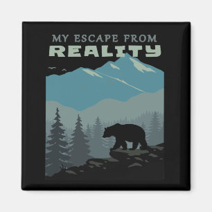 Aimant Ours Wildlife Mountains S'Échappent De La Réalité