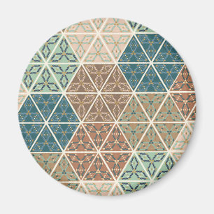 Aimant Outdoor   Blue & Green Tribal Pattern