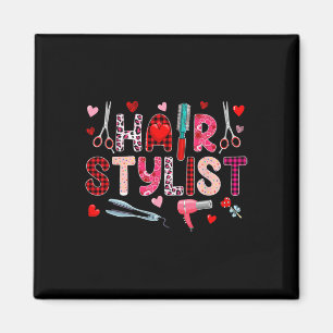 Aimant Outils de coiffeur Saint-Valentin Léopard Mignon L