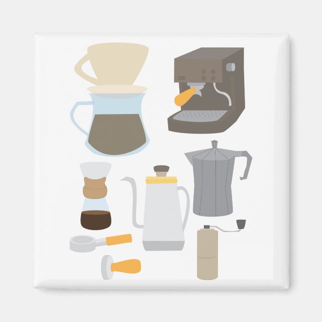 Aimant Outils de machine à café (Devant)