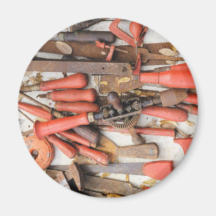 Aimant Outils Outil Russe antique Red Man