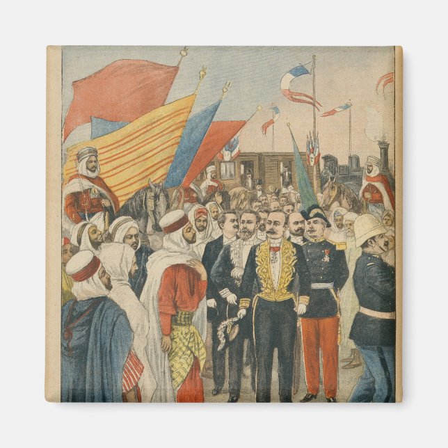 Aimant Ouverture du chemin de fer Saida en Algérie (Devant)