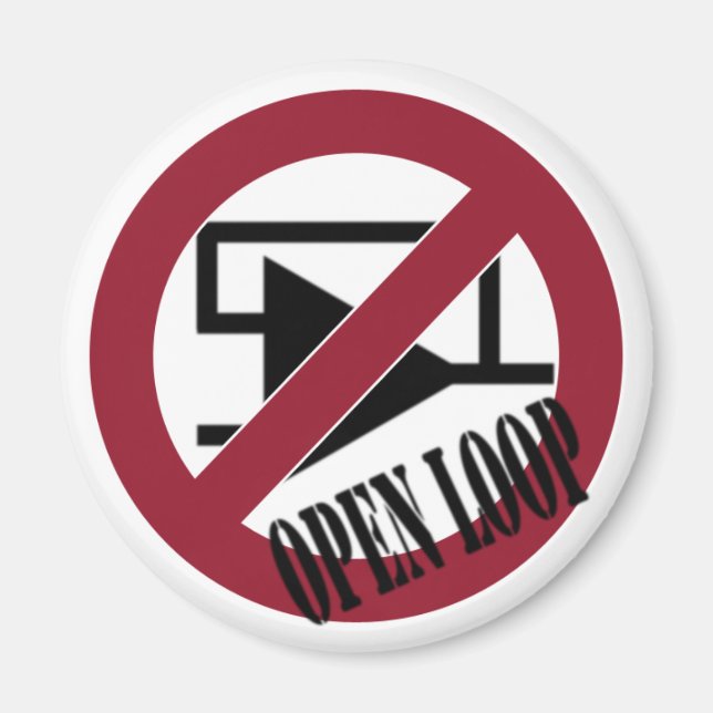 Aimant Ouvrir la boucle (Devant)