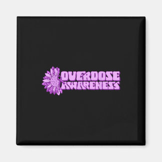Aimant Overdose Awareness Purple Ribbon Drug Addiction 32