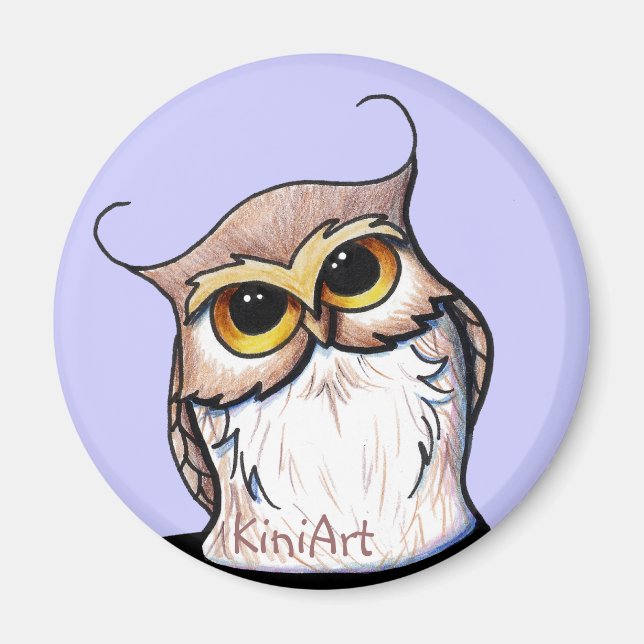 Aimant OWL KiniArt (Devant)