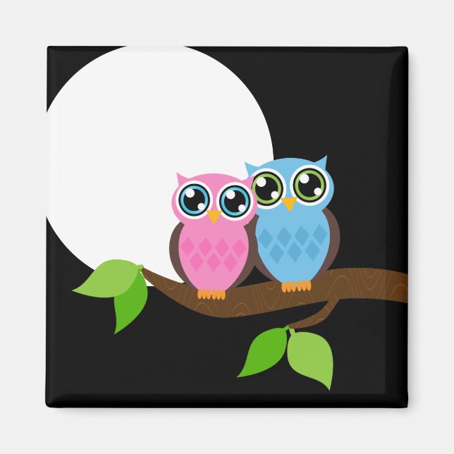 Aimant Owl t'aime (Devant)