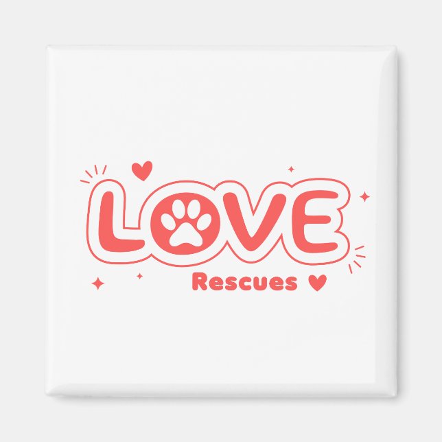 Aimant OWRAssist Love Rescues (Devant)