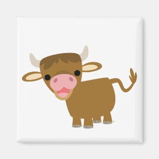 Aimant Ox Carton mignon