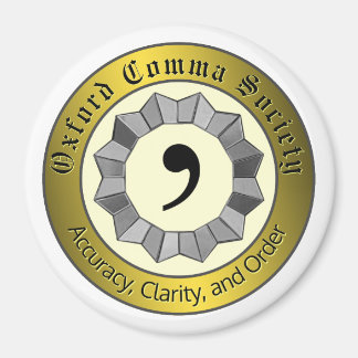 Aimant Oxford Comma Society