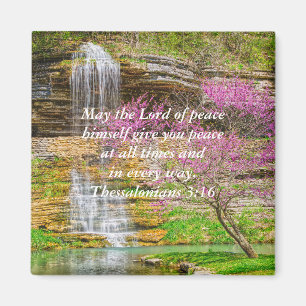 Aimant Ozarks Cascade Printemps Bluff Bible Verse