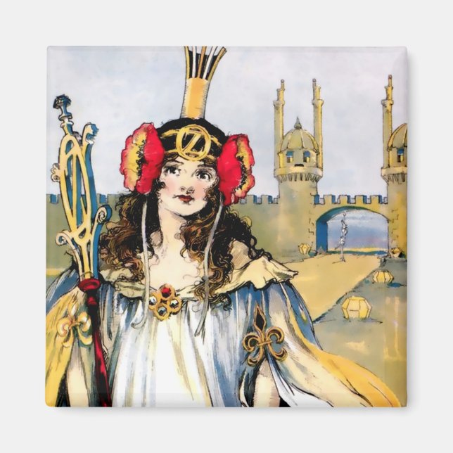 Aimant "Ozma of Oz" de John R Neill (Devant)