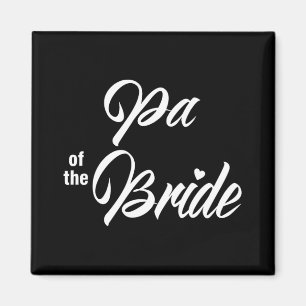 Aimant Pa De La Fête De Mariage Mariée À Part De Mariée