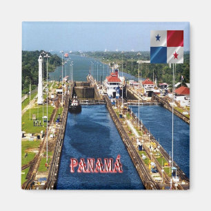 Aimant PA - Panama - VERROUILLAGES CANAL - Réfrigérateur