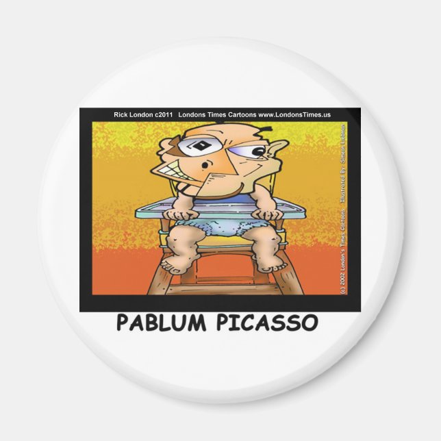 Aimant Pablum Funny Tees Cartes Mugs Cadeaux Etc (Devant)