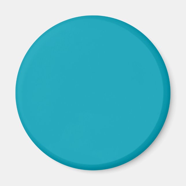Aimant Pacific Blue 00A1B9 Couleur - Option pour ajouter  (Devant)