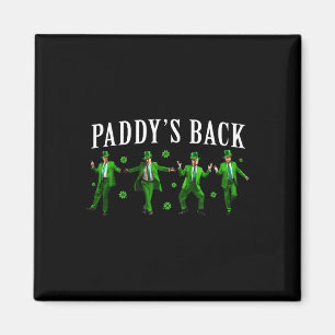 Aimant Paddy's Back Funny Trump Jour de la Saint Patrick