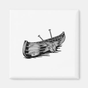 Aimant Pagaie de canoë Canoë drôle Kayak Bateau