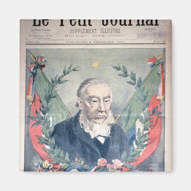 Aimant Page d'accueil du président Kruger (Devant)