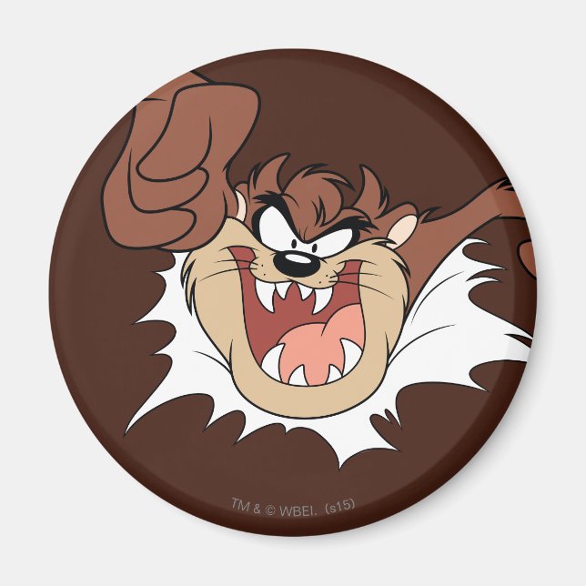 Aimant Page de gravure de TAZ™ (Devant)