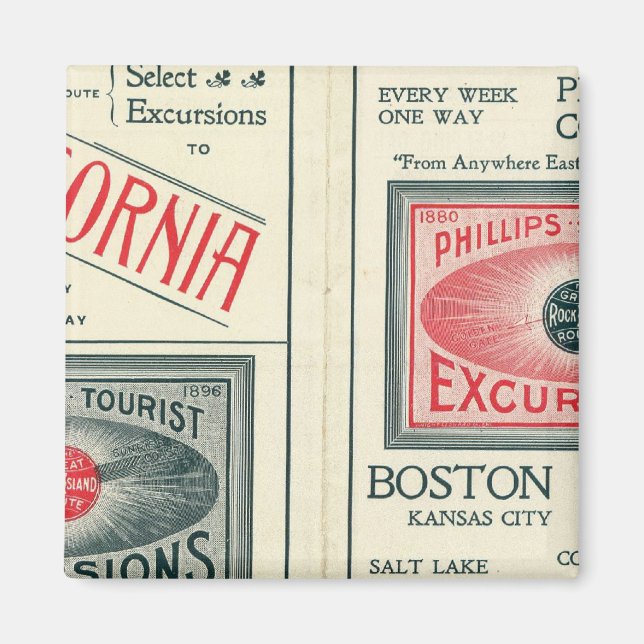 Aimant Page de texte des excursions touristiques de Phill (Devant)
