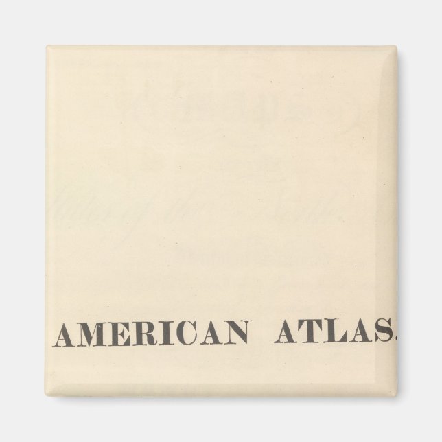 Aimant Page Titre Atlas américain (Devant)