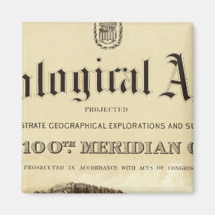 Aimant Page Titre de l'Atlas géologique