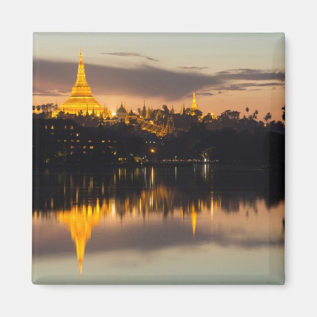 Aimant Pagode de Shwedagon, Myanmar, Yangon (Devant)