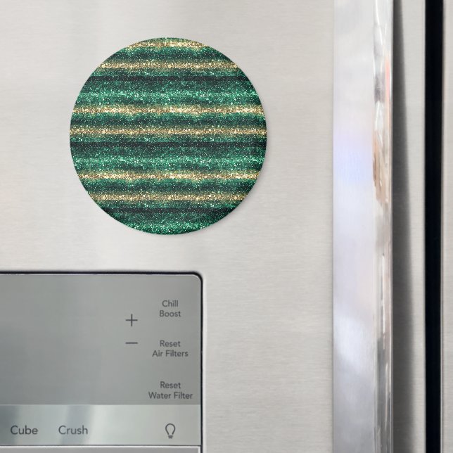 Aimant Paillettes de jour de la Saint-Patrick vert oré br (In situ (réfrigérateur))