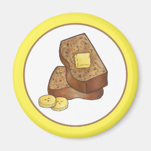 Aimant Pain De Banane Vente De Gâteau Maison Fabriquée À