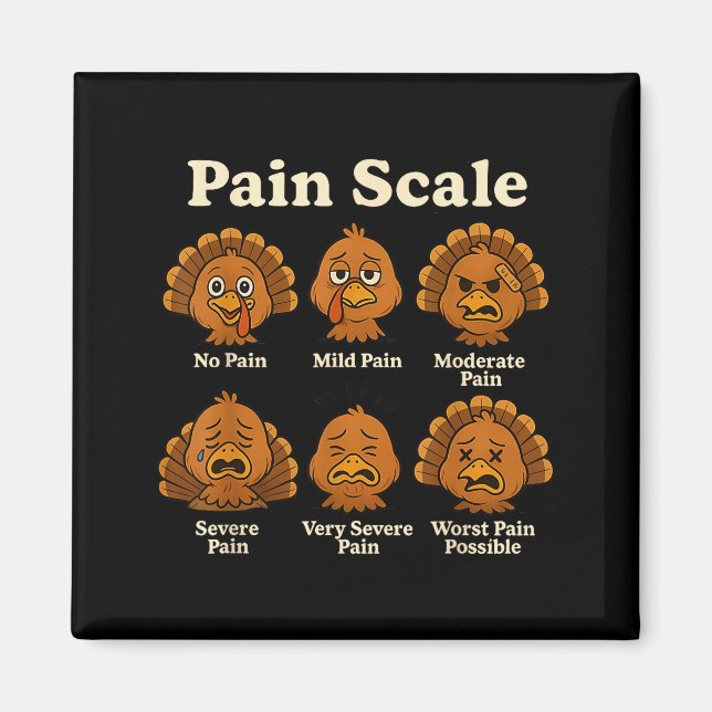 Aimant Pain Scale Pumpkin Pain Essment Trauma Nurse Hallo (Devant)