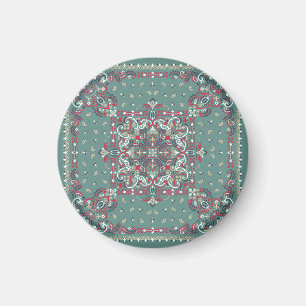 Aimant Paisley Bandana Imprimer : Écharpe à cou de soie