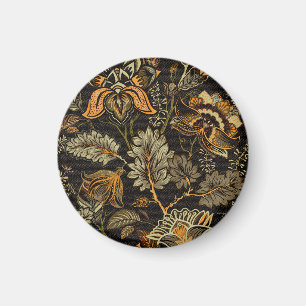 Aimant Paisley floral indien, motif sans couture ethnique