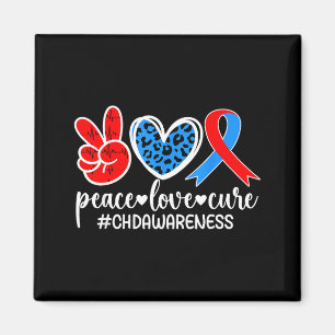 Aimant Paix Amour Cure Sensibilisation Chd Maman D Un Chd