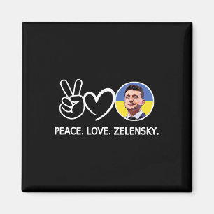Aimant Paix Amour Ukraine Volodymyr Zelensky Ukrainiens S