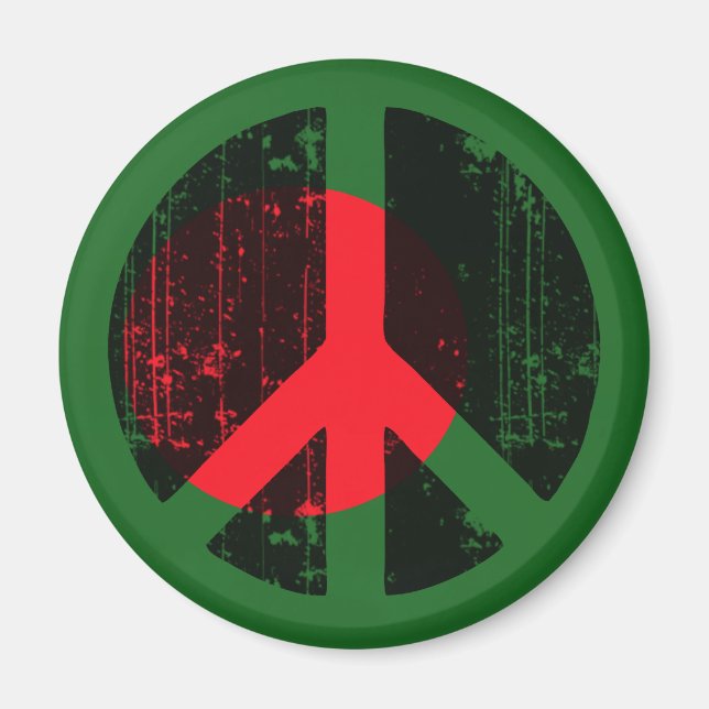 Aimant Paix Au Bangladesh (Devant)