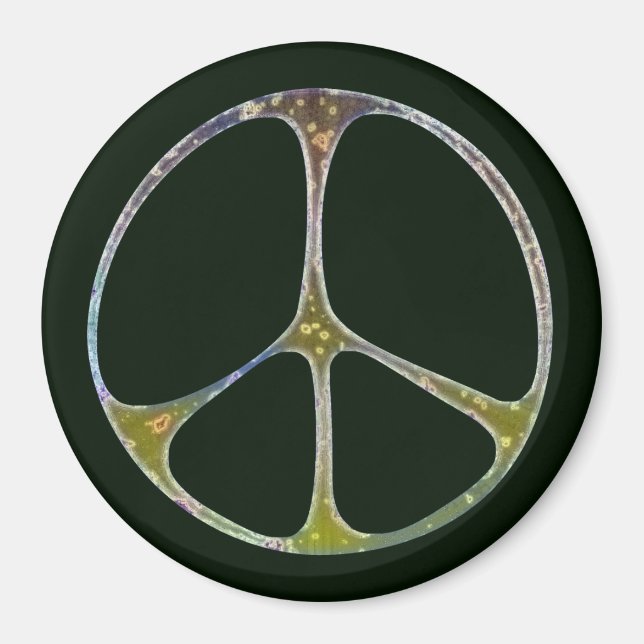 Aimant Paix en mosaïque (Devant)