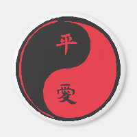 Paix et amour Yinyang