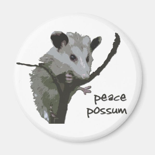 Aimant Paix Possum (Devant)