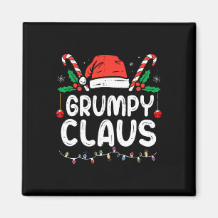 Aimant Pajama de Noël en famille Jeu de Noël Lumières Cla