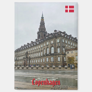 Aimant Palais de Christiansborg à Copenhague, voyage