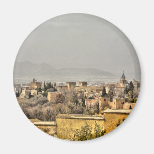 Aimant Palais de l'Alhambra, Grenade, Espagne