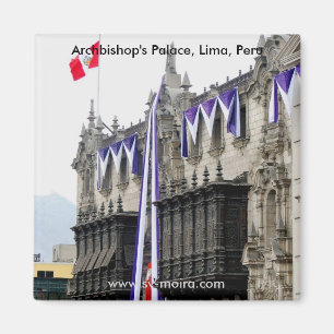 Aimant Palais de l'archevêque avec "Balcons de la jalousi